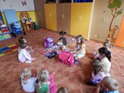 Návtěva prvňáčků ve školce